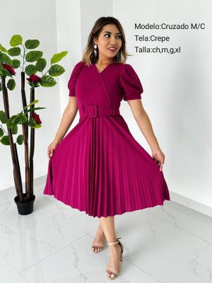 VESTIDO FUCSHIA