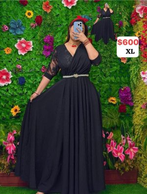 VESTIDO COLOR NEGRO