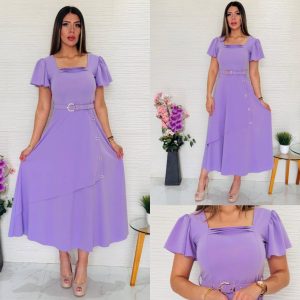 Vestido Ahide - color lila